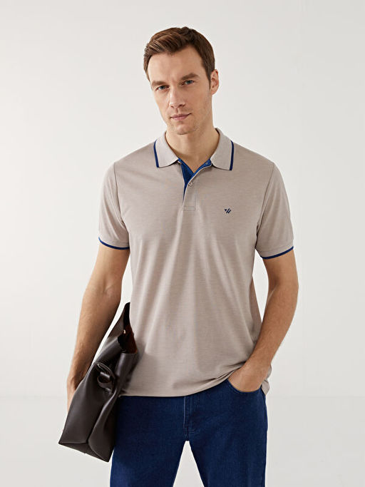 Polo Yaka D?z Pike Erkek Ti??rt