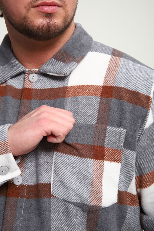 Рубашка мужская в клетку РМК-01