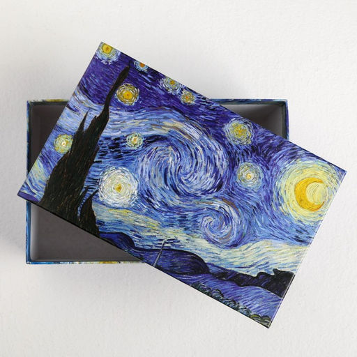 Коробка прямоугольная Ван Гог. Звездная ночь, 20 х 12.5 х 7.5 см - Дарите счастье фото 4