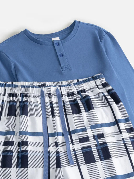 ACOOLA / Набор детский для мальчиков ((1)джемпер и (2)брюки) Pryanik синий  фото 3