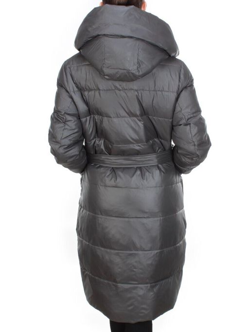 2237 DARK GRAY Пальто женское зимнее AKIDSEFRS (200 гр. холлофайбера) - Fashion фото 5