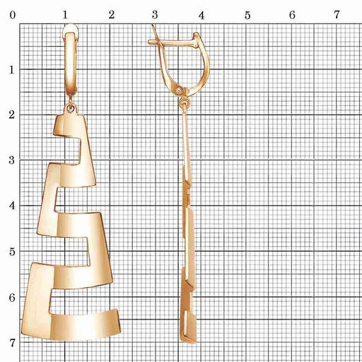 СЕРЬГИ 33015267 - Красная пресня фото 2