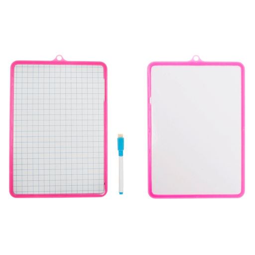 Доска для рисования двухсторонняя, с маркером-стиралкой, МИКС