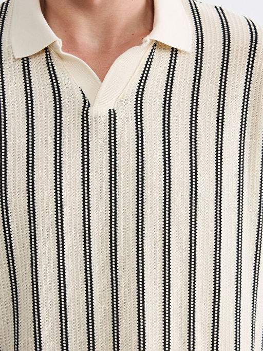 Polo Yaka ?izgili Erkek Ti??rt