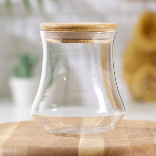 Банка стеклянная для сыпучих продуктов «Эко», 500 мл, 10×11 см