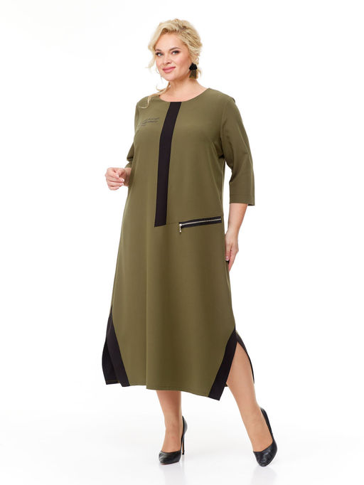 Платье Michel Chic 2073 оливковый