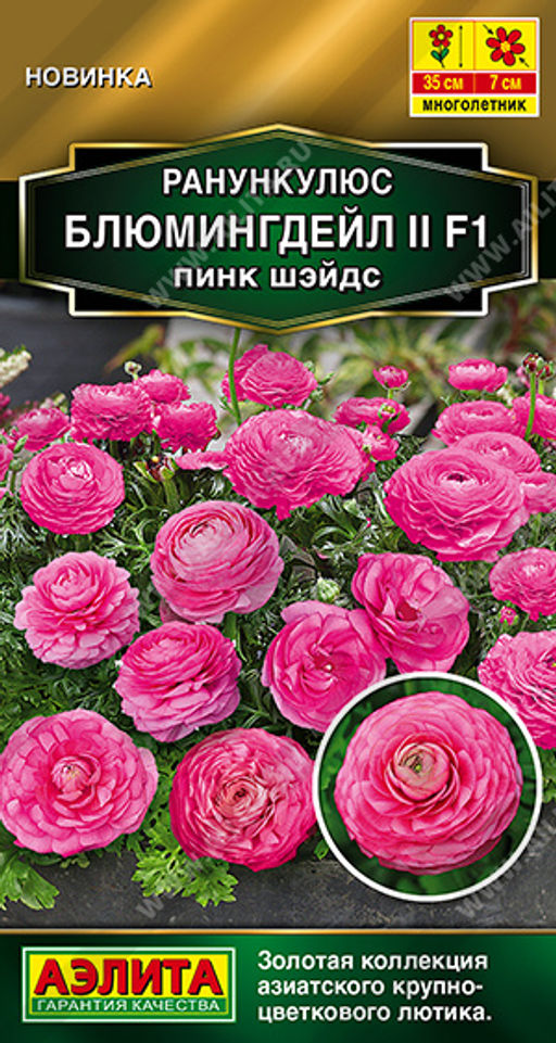 Ранункулюс Блюмингдейл II F1 пинк шэйдс
