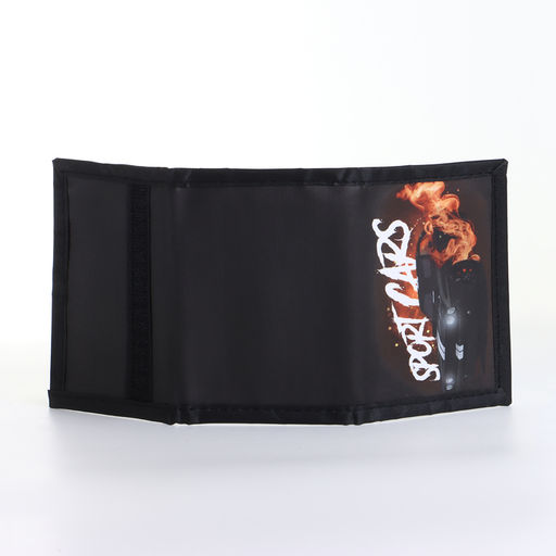 Кошелёк детский на липучке «Выбражулька», чёрный