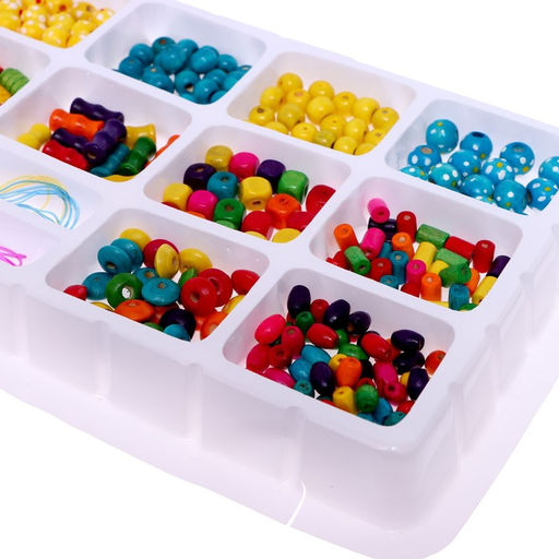 Набор для бисероплетения, 10 видов бусин, в пакете - Simaland фото 3