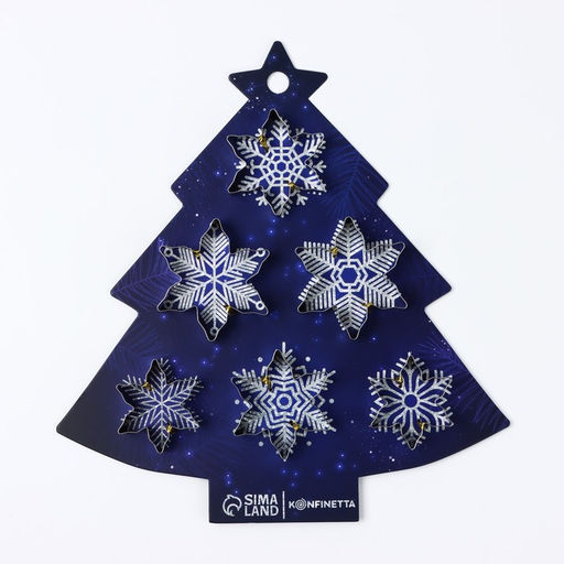 Формы для выпечки новогодние Волшебные узоры, 6 шт.