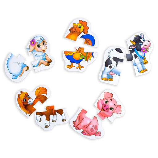 Макси-пазлы Животные фермы - Puzzle time фото 3