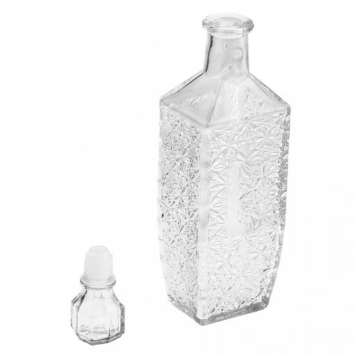 Графин-штоф стеклянный Барский 0,5л, 7,3х6х26,5см (Россия) - Домашняя мода фото 6