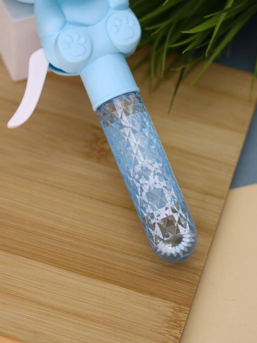 Портативный механический ручной вентилятор Interesting kitty, blue