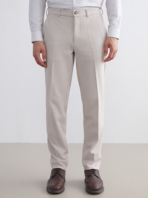 Slim Fit Erkek Tak?m Elbise Pantolonu - Waikiki фото 2
