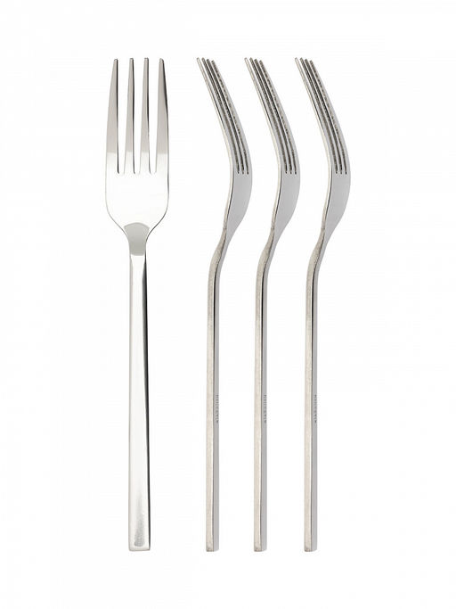Набор столовых приборов 16 шт. серебро нержавеющая сталь - Lucky фото 6