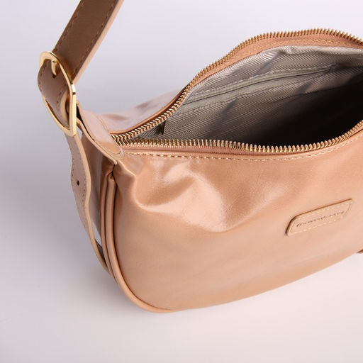 Сумка женская на молнии, цвет бежевый - Simaland фото 5