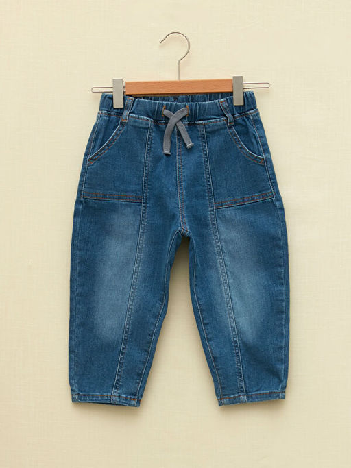 Beli Lastikli Erkek Bebek Jean Pantolon - Waikiki фото 2