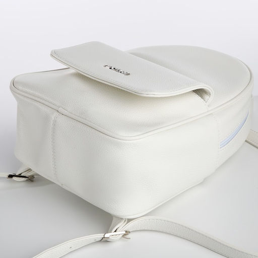 Рюкзак женский городской TEXTURA, цвет белый  фото 4