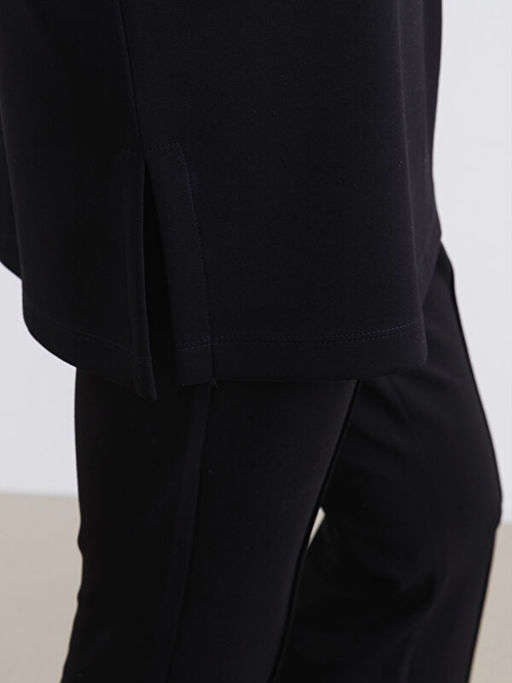 Dik Yaka Soft Touch Kad?n Sweatshirt Tunik