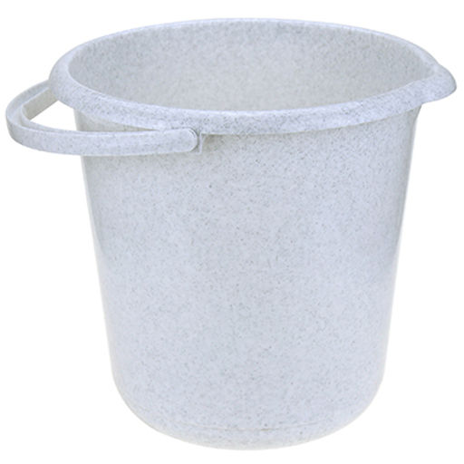 Ведро пластмассовое 5л, д22см, h23см, мраморный (Россия) - Домашняя мода фото 2