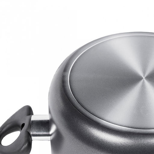 Kumir Кастрюля с антипригарным покрытием 3,5л, д22см, h10,8см, s2,5мм, штампованный алюминий, стеклянная крышка, бакелитовые ручки (Россия) - Домашняя мода фото 3