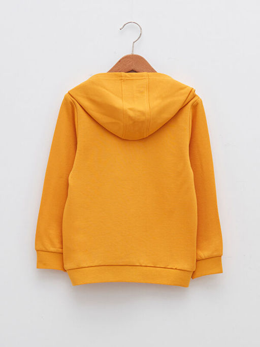 Kap??onlu Basic Uzun Kollu Erkek ?ocuk Sweatshirt - Waikiki фото 2