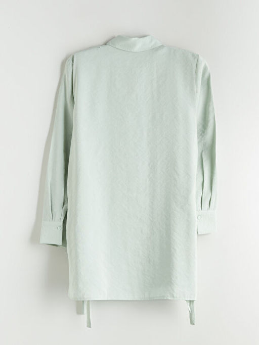 Modal Kar???ml? Oversize Kad?n G?mlek Tunik
