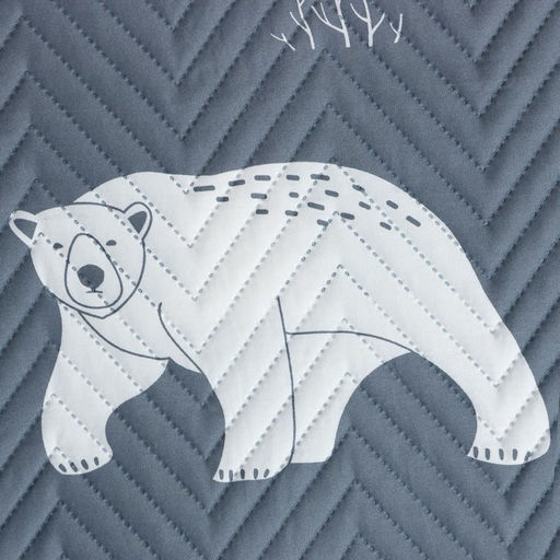 Покрывало LoveLife Евро макси Зимний лес 240х2105см, микрофайбер  фото 2