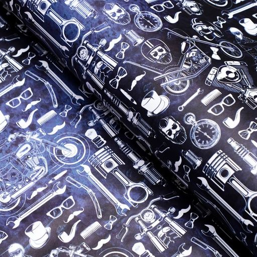 Цена за 10 шт. Бумага упаковочная глянцевая Мужской стиль, 70 х 100 см - UPAK LAND фото 3