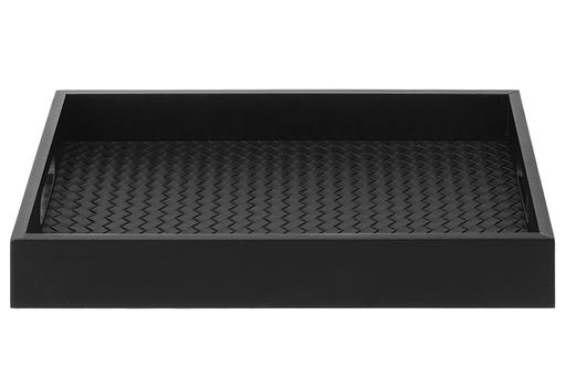 Поднос 35*25*4,5 см, прямоугольный Плетенка, черный - Elan gallery фото 5