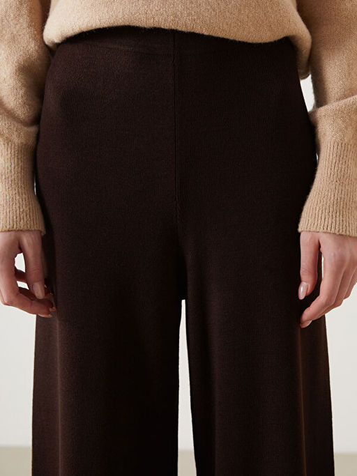 Beli Lastikli Geni? Pa?a Kad?n Triko Pantolon