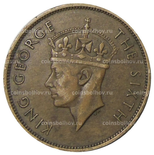 1 цент 1950 года Британский Гондурас