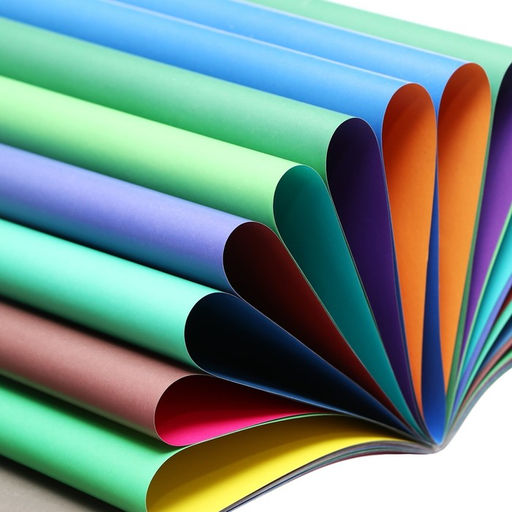 Бумага цветная А4, 48 листов, 24 цвета, мелованная 80 г/м2, на скобе - Calligrata фото 4