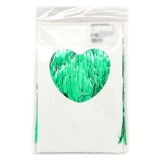 Цена за 2 шт. Гирлянда «Дождик» с липкой лентой, 2 метра, цвет зелёный