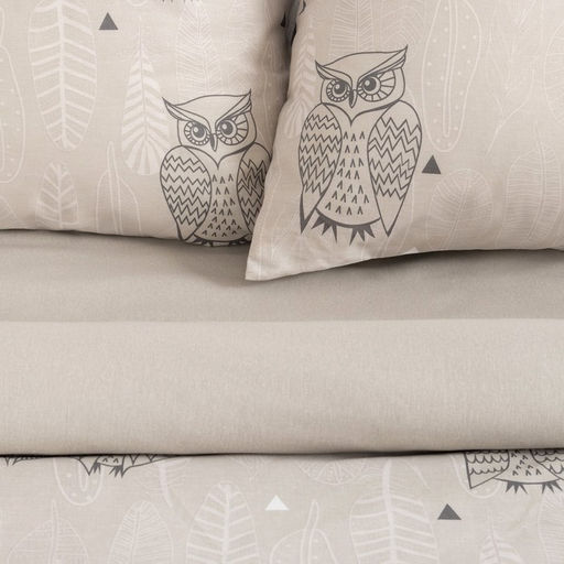 Постельное бельё Этель 1.5 сп Ушастые совы (вид 2) 143 х 215 см,150 х 214 см, 70 х 70 - 2 шт  фото 2