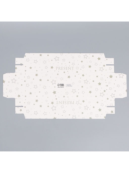 Цена за 5 шт. Коробка кондитерская для муссовых пирожных «Звёздочки», 27×8.6×6.5 см