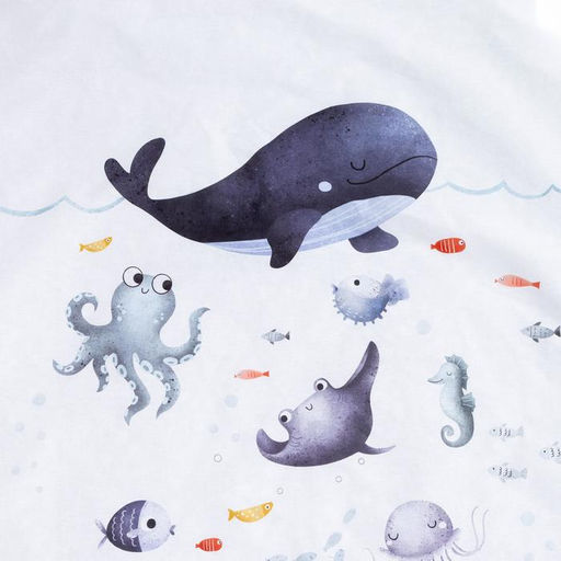 Постельное бельё ясельное «Крошка Я. Морские друзья», бязь