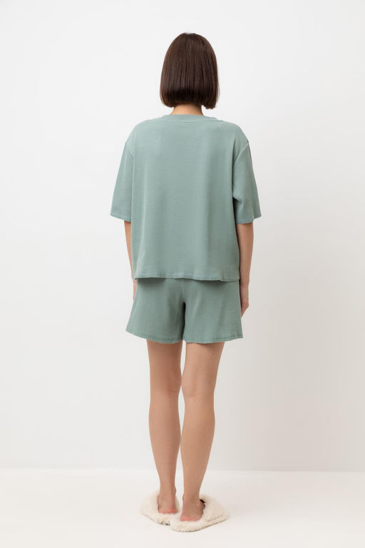 Е 20149/сухой зеленый пижама жен