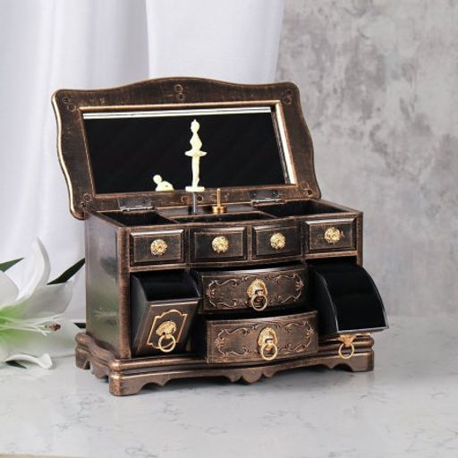 Шкатулка музыкальная + подарок / 63315B /уп 24/пластик - Галеонтрейд фото 2