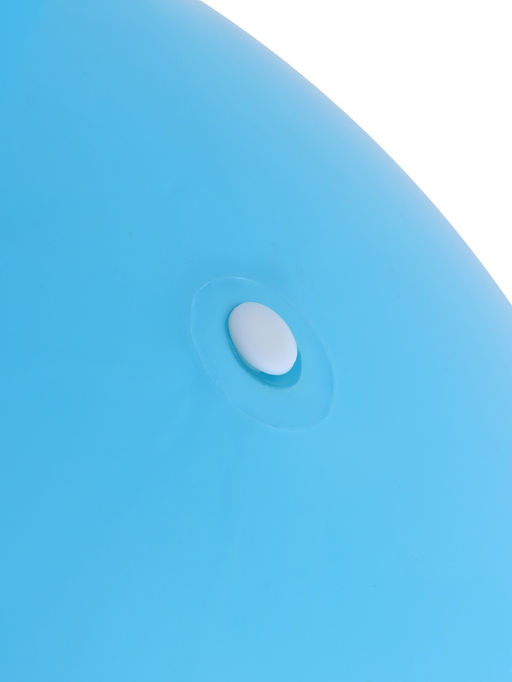 Мяч - прыгун с рожками «Львенок», d=45 см, голубой