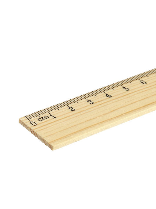 Цена за 72 шт. Линейка деревянная, 25 см