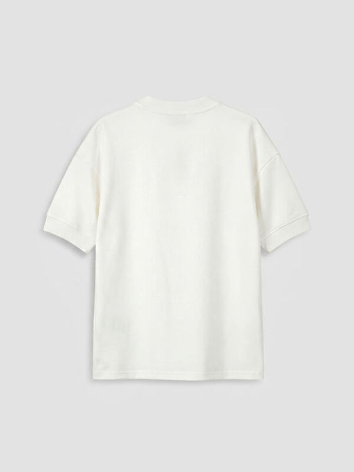 Bisiklet Yaka Erkek ?ocuk Kal?n Basic Ti??rt