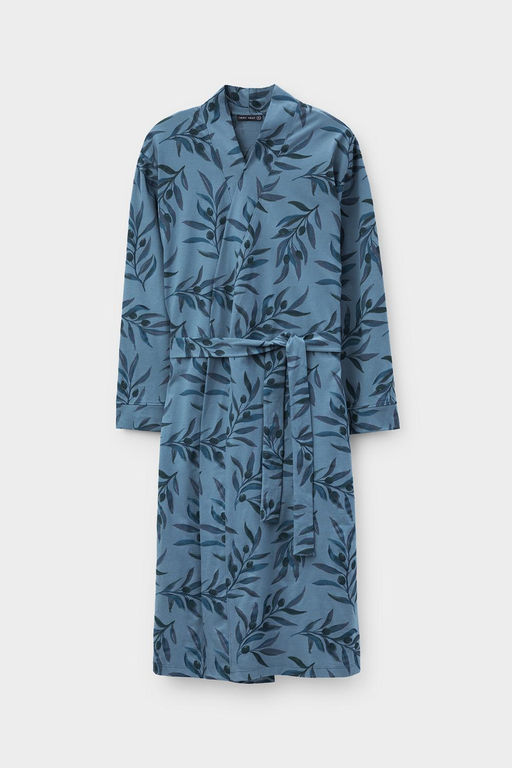 VERY NEAT _ Е 50021/голубой мираж,оливковая ветвь халат жен фото 2