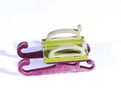 Елочные игрушки: Санки малые 90YY61-504 Classic - Idh фото 2