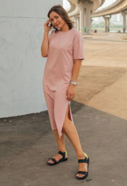 платье миди ПЛОТНЫЙ ХЛОПОК 95%