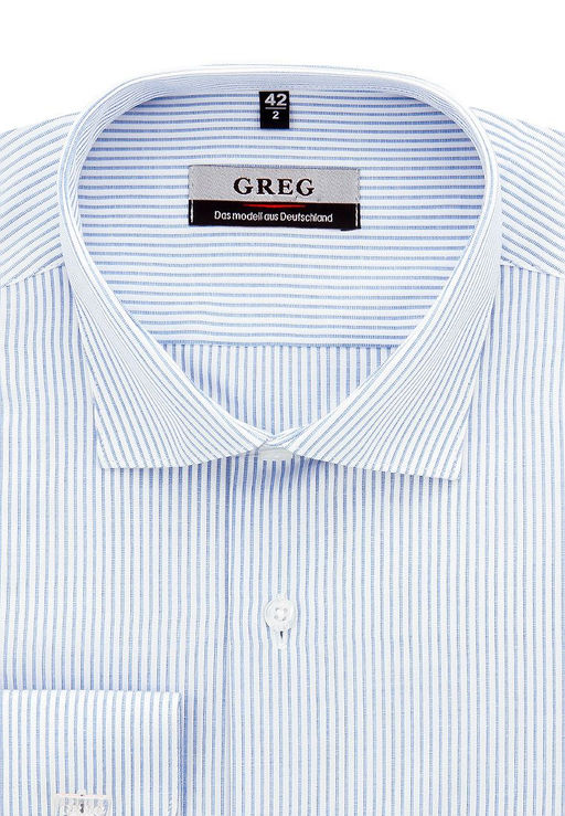 Сорочка мужская длинный рукав GREG 121/199/1204/Z