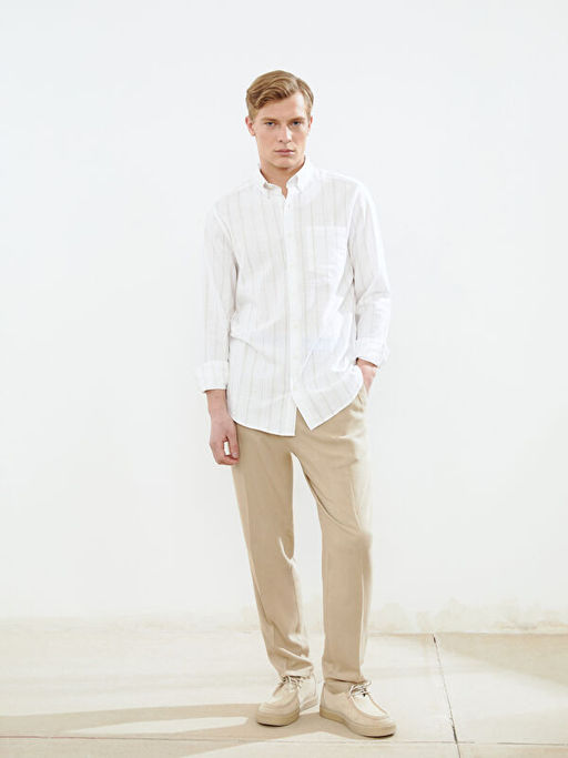 Regular Fit Poplin Erkek G?mlek