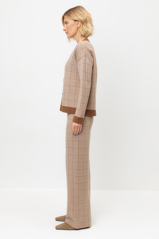 ЕВ 448/ш/бежевый брюки жен