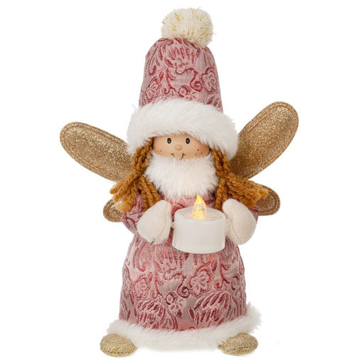 Игрушка набивная "Ангел", L12 W12 H25 см, 2в.