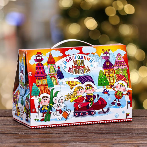 Цена за 5 шт. Подарочная коробка «Мои любимые каникулы», 17.5×25×12.5 см